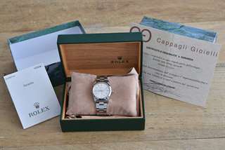 Rolex Air King 14000m cadran silver 2006